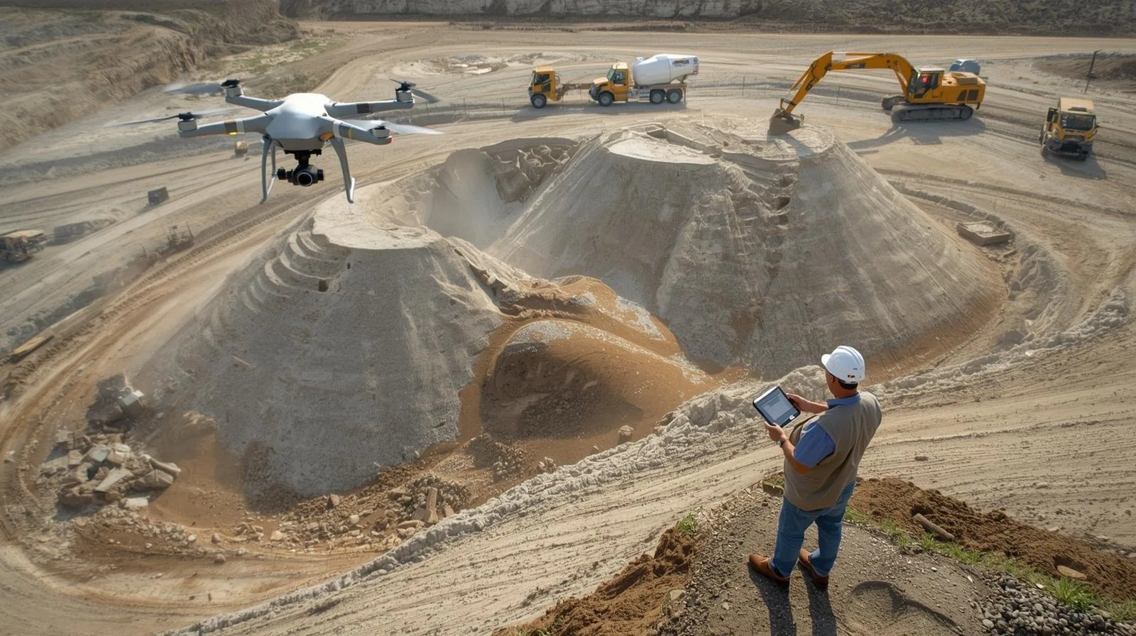 pomiary objetosci hald dronem metody obliczenia