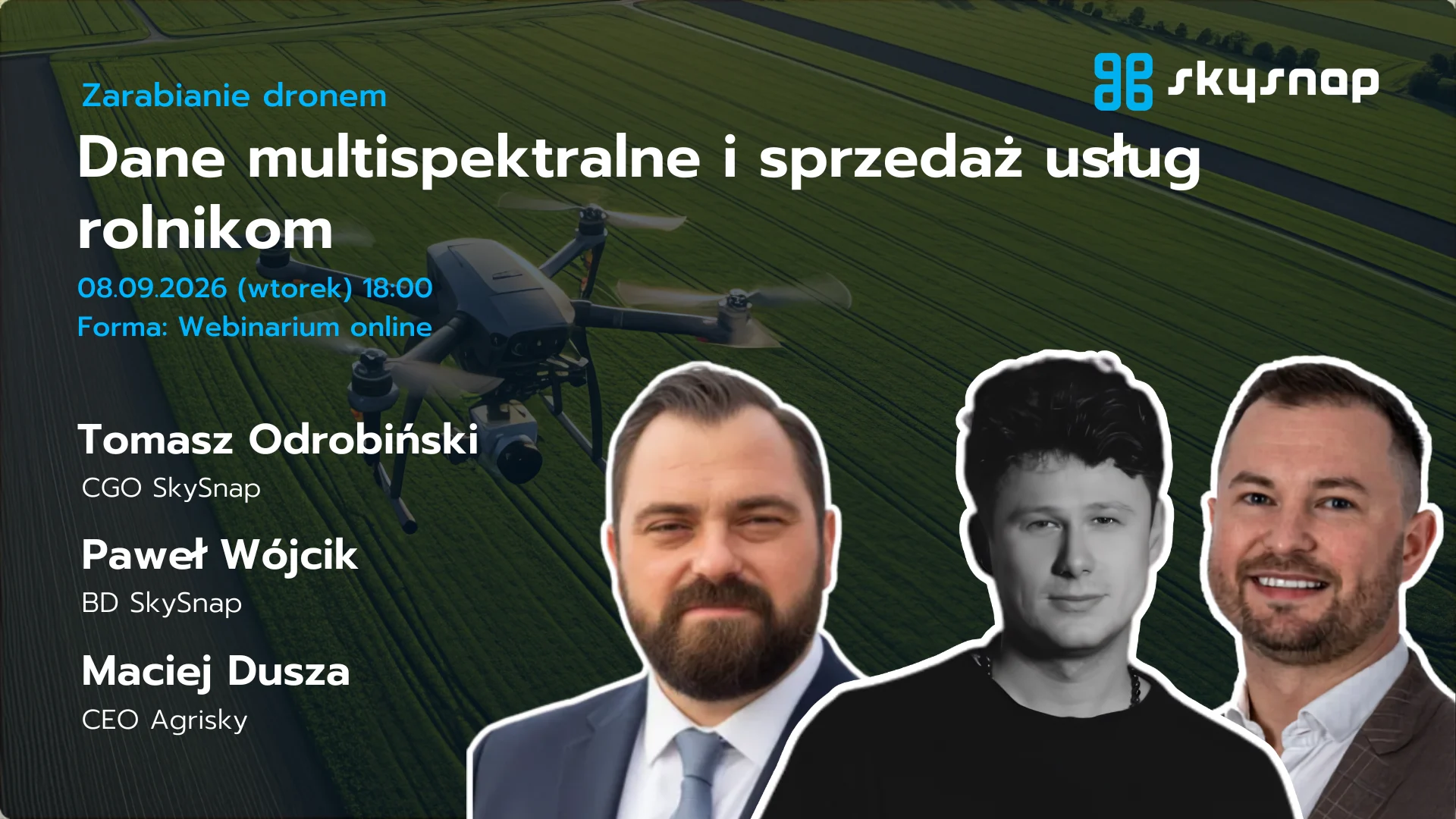 Dane multispektralne i sprzedaż usług rolnikom